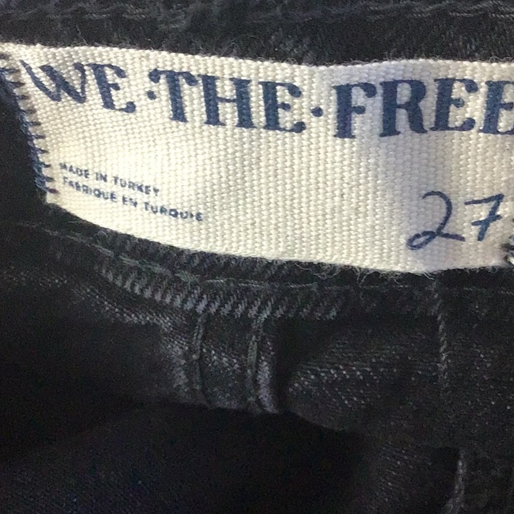 Free PEOPLE Tapered Baggy Boyfriend Jeans in Panther-Sizes 27 - Picture 8 of 10